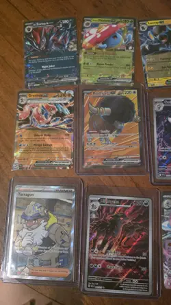 11x English Pokemon TCG mixed card lot assorted sets IR SR EX - Image 2