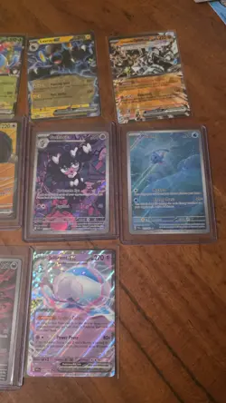 11x English Pokemon TCG mixed card lot assorted sets IR SR EX - Image 3