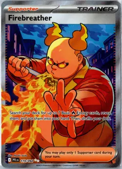 Pokemon Card - Firebreather 119/094 Phantasmal Flames Ultra Rare Near Mint - Image 1