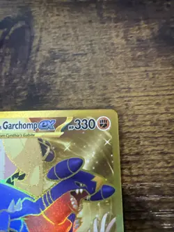 Pokemon Destined Rivals Cynthia's Garchomp EX Gold Hyper Rare Card 241/182 - Image 5