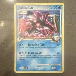 Pokemon Palkia G Platinum 12/127 Holo Rare Dragon Basic Card 2009 - Image 1