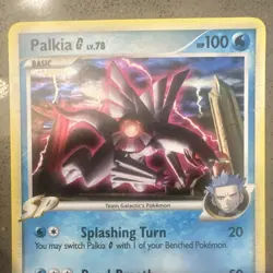 Pokemon Palkia G Platinum 12/127 Holo Rare Dragon Basic Card 2009 - Image 3
