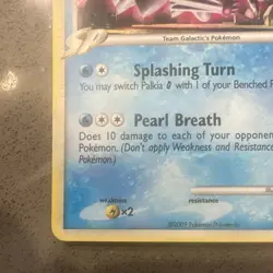 Pokemon Palkia G Platinum 12/127 Holo Rare Dragon Basic Card 2009 - Image 4