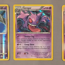 Pokemon TCG 3 Card Lot Holo Haunter Gengar Creature 2009 2015 English - Image 3