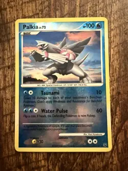 Pokemon Palkia Basic Platinum 100 HP Rare Reverse Holo 37/127 TCG Card - Image 1
