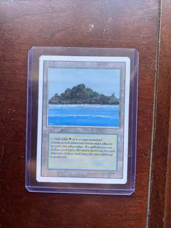 Magic the Gathering Tropical Island Land Revised Edition - Image 1