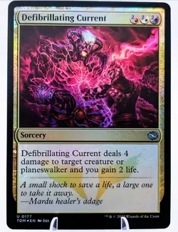 Defibrillating Current | MTG TDM Magic | EDH Commander Burn Lifegain | NEW NM - Image 1