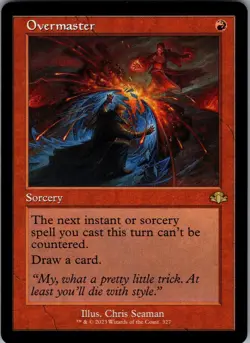 Overmaster (Retro Frame) 327 - Dominaria Remastered NM - MTG TCG - Image 1