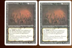2x Demonic Hordes Rare Ex/HP Revised 3rd Edition Magic the Gathering MTG - Image 1