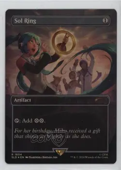 Hatsune Miku: Sakura Superstar - Sol Ring Foil Magic: Secret Lair Drop Series - Image 1