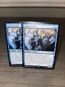 2x Spark Double War of the Spark Rare Blue Creature Regular English MTG NM - Image 1