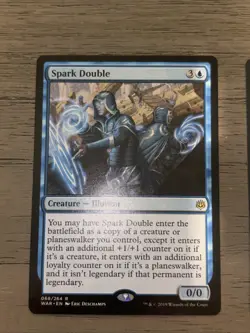 2x Spark Double War of the Spark Rare Blue Creature Regular English MTG NM - Image 3