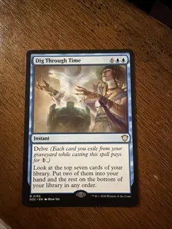 Dig Through Time Commander: Secrets of Strixhaven Regular - Image 1