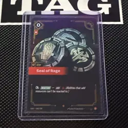 Seal of Rage [OGN - 040/298] - NM [Foil] TCG Riftbound - Image 1
