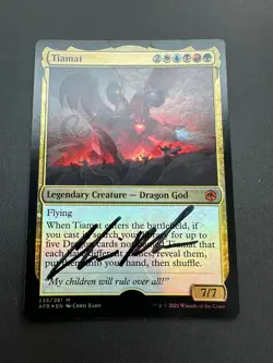 Tiamat MtG Foil Ampersand Proof - Image 1