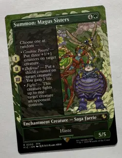 Summon: Magus Sisters (Borderless) Commander: Final Fantasy - Image 1