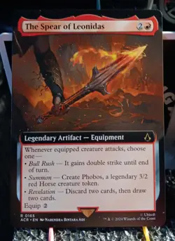 MTG The Spear Of Leonidas 165 Extended Art Assassin’s Creed Magic The Gathering - Image 1