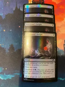 MTG Modern Horizons 3 Eviscerators Insight Foil x 4 - Image 1