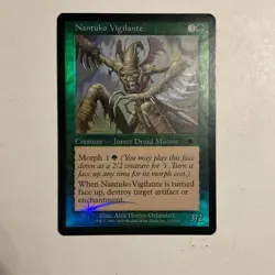 Wizards of the Coast Magic: The Gathering Nantuko Vigilante Green Foil Legions - Image 1