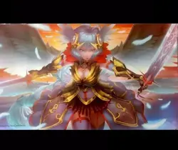 YUGIOH MTG Playmat Artists of Magic VALKYRIE w/art by STARCLUST STUDIO - Image 1