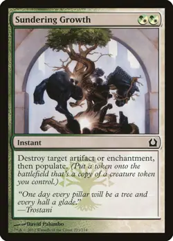 Sundering Growth Return to Ravnica MTG NM - Image 1