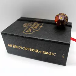 MTG Secret Lair Encyclopedia of Magic Countdown Kit EMPTY BOX & D26 DIE - Image 1