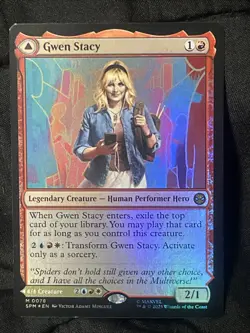 Gwen Stacy Marvel's Spider-Man Foil Magic The Gathering #78 - Image 1
