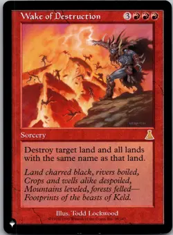 Wake of Destruction R The List Reprints 99/143 NM - Image 1