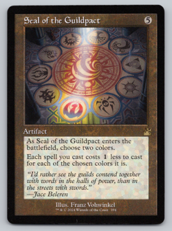 Seal of the Guildpact Retro frame - MTG - Ravnica Remastered - Image 1