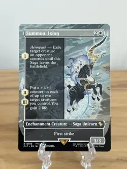 Summon: Ixion (Borderless) 195 Regular Rare MTG Commander FINAL FANTASY (FIC) NM - Image 1