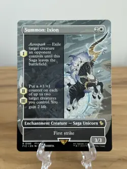 Summon: Ixion (Borderless) 195 Regular Rare MTG Commander FINAL FANTASY (FIC) NM - Image 3