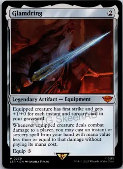 MTG SkeenAB Glamdring from LTR. NM. - Image 1