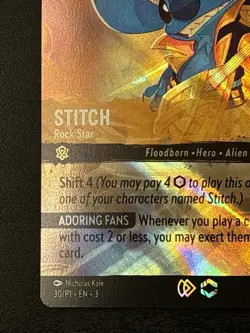 Stitch - Rock Star Lorcana Enchanted Set Champ Championship Foil Enchanted 30/P1 - Image 5