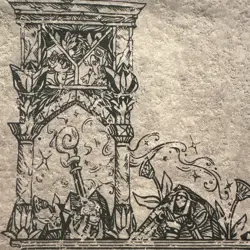 ‘Evil’ Boneyard Pvramid Spellground Playmat - Image 3