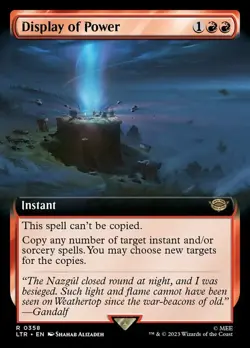 Mint/Near-Mint, English - 4 x MTG Display of Power - Extended Art The Lord of th - Image 1