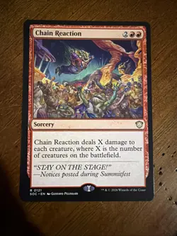 Chain Reaction Commander: Secrets of Strixhaven Regular - Image 1