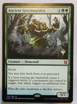 MTG Magic [x1] Ancient Greenwarden [x1] PROMO Pack Zendikar Rising M/NM - Image 1