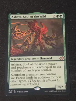 Ashaya, Soul of the Wild Commander: Duskmourn: House of Horror Regular - Image 1