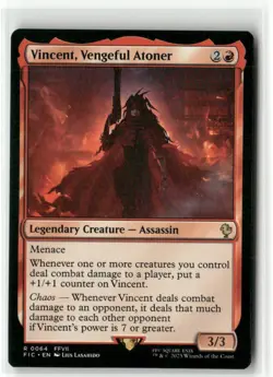 Vincent, Vengeful Atoner Commander FINAL FANTASY MTG NM - Image 1