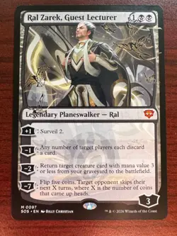 Ral Zarek, Guest Lecturer - MTG Mythic Secrets of Strixhaven - NM - Image 1