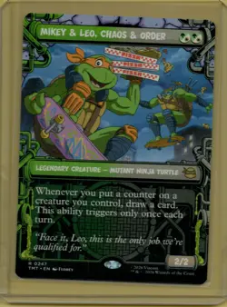Mikey & Leo, Chaos & Order (Showcase) TMT 247 Normal R NM - Image 1