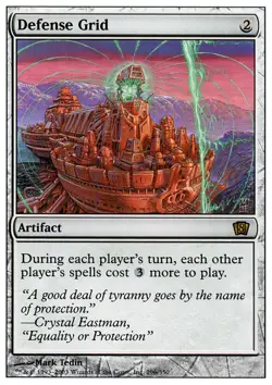 Slightly Played, English - 1 x MTG Defense Grid Eighth Edition - Image 1