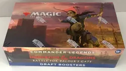 MTG Commander Legends Battle for Baldur's Gate Draft Booster Box Factory Sealed 195166181127 - Image 1