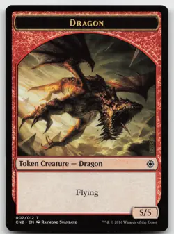 MTG Dragon Token T Conspiracy: Take the Crown 7 LP - Image 1