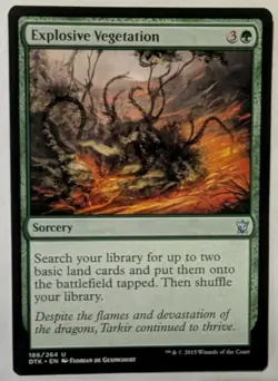 Explosive Vegetation Dragons of Tarkir - MTG - Image 1