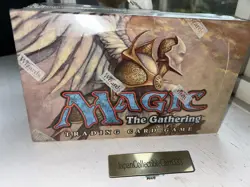 MTG Urza's Saga Booster Box USG English (factory sealed)Torn Shrink / Box Damage - Image 1
