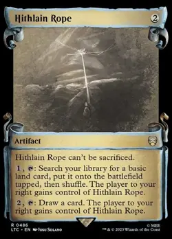 Hithlain Rope - Silver Foil Showcase LTC NM MTG - Image 1