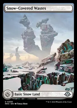 Snow-Covered Wastes (#309) - Foil MH3 NM MTG - Image 1