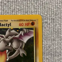 Pokemon TCG Aerodactyl Fossil Holo Rare Card 1/62￼1999 Rare NM Prerelease Stamp - Image 5