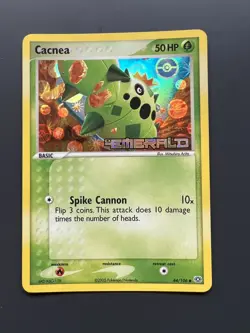 Cacnea - 44/106 - EX Emerald NM Reverse Holo Stamped Common Pokemon TCG - Image 1